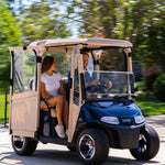 DoorWorks 2 Passenger Hinged Door Enclosure Cover for Golf Carts - Durable Canvas SDA Ace