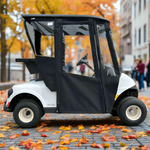 DoorWorks 2 Passenger Hinged Door Enclosure Cover for Golf Carts - Durable Canvas SDA Ace