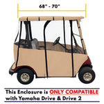 Yamaha Drive - Premium 4-Sided "Over the Top" Portable Cover for Golf Carts - Ace Golf Cart: Best Golf Cart Covers for Sale