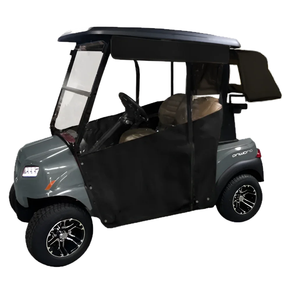 DoorWorks (Sunbrella Canvas) Track-Style Enclosure Cover for Golf Carts - Ace Golf Cart: Best Golf Cart Covers for Sale