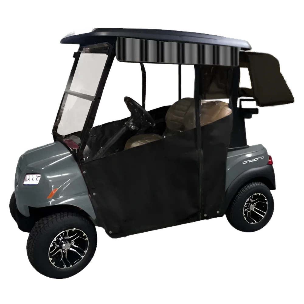 DoorWorks (Sunbrella Canvas) Track-Style Enclosure Cover for Golf Carts - Ace Golf Cart: Best Golf Cart Covers for Sale