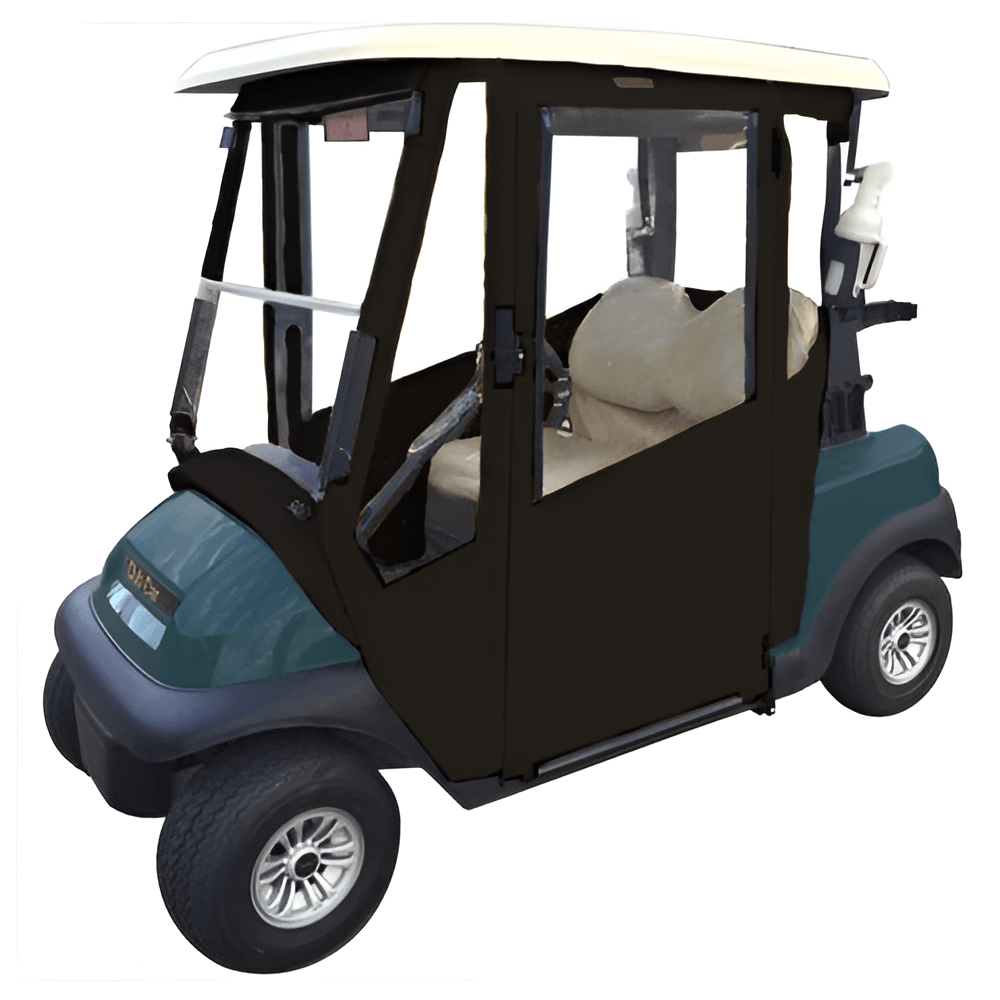 DoorWorks 2 Passenger Hinged Door Enclosure Cover for Golf Carts - Durable Canvas SDA Ace