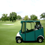 Universal - Premium 4-Sided "Over the Top" Portable Cover for Golf Carts Champion
