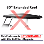 DoorWorks 3-Sided Fitted "Over-The-Top" Cover for Golf Carts Ace