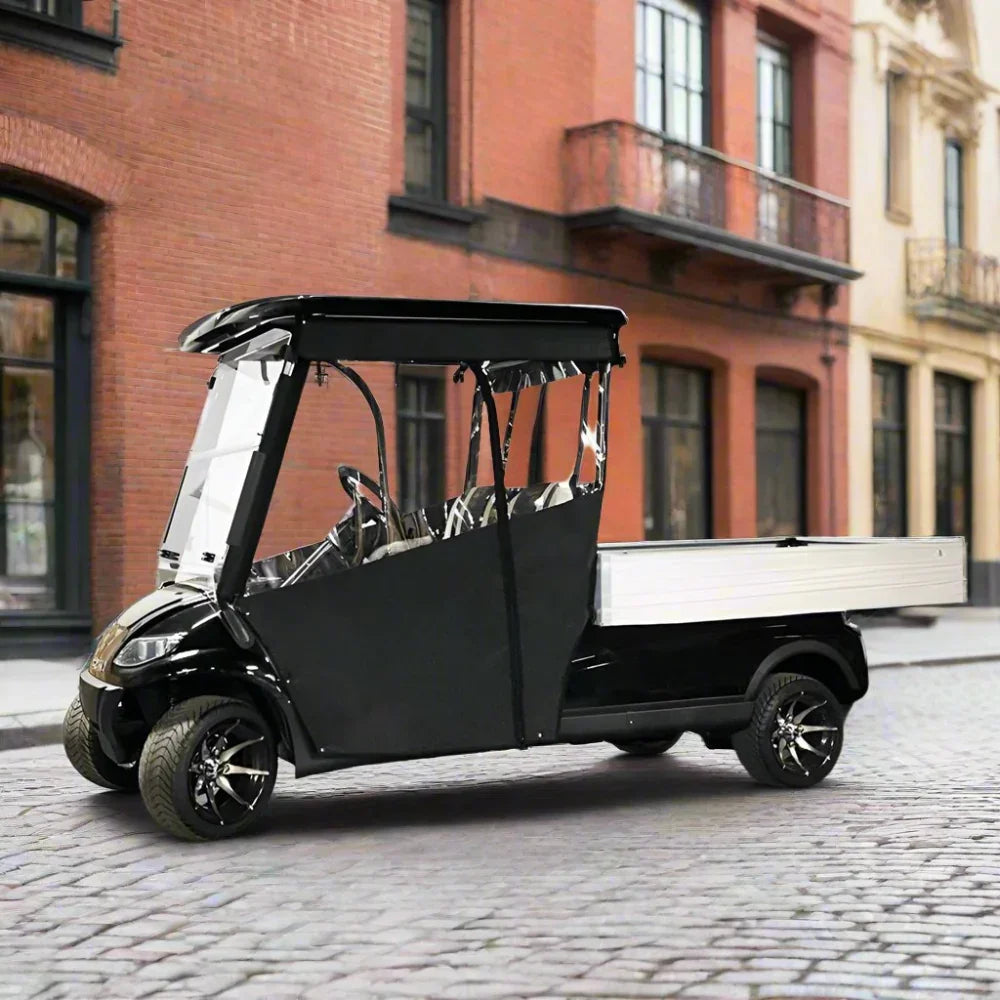 DoorWorks (Sunbrella Canvas) Track-Style Enclosure Cover for Golf Carts - Ace Golf Cart: Best Golf Cart Covers for Sale