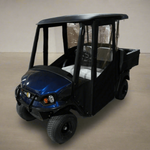 DoorWorks 2 Passenger Hinged Door Enclosure Cover for Golf Carts - Durable Canvas SDA Ace