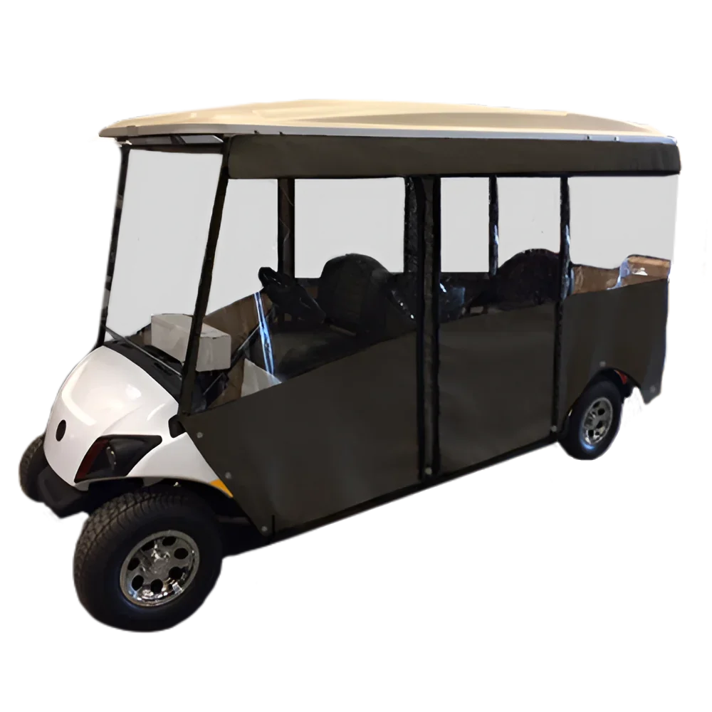 6-Passenger Sunbrella Track-Style Cover Enclosure for Golf Carts - Ace Golf Cart: Best Golf Cart Covers for Sale