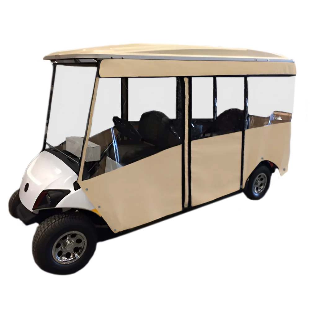6-Passenger Sunbrella Track-Style Cover Enclosure for Golf Carts - Ace Golf Cart: Best Golf Cart Covers for Sale