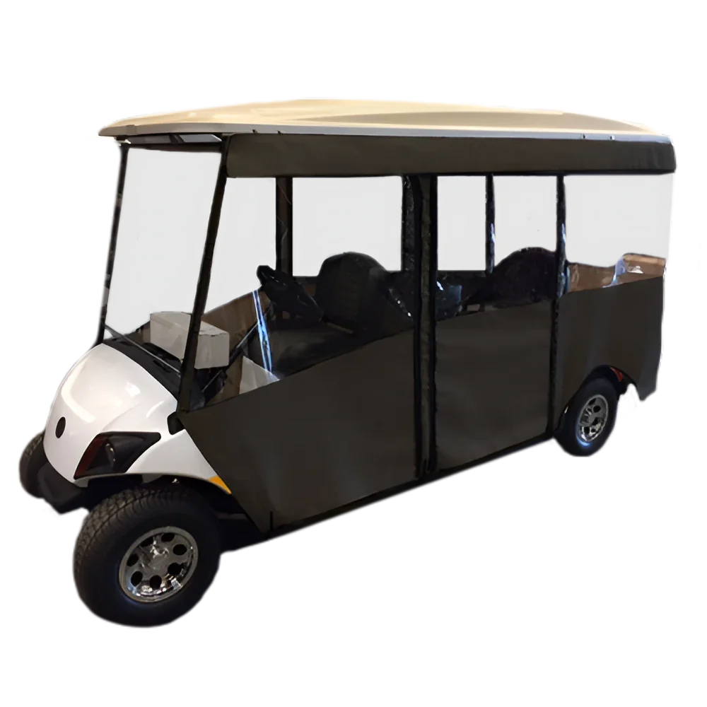 6-Passenger Sunbrella Track-Style Cover Enclosure for Golf Carts - Ace Golf Cart: Best Golf Cart Covers for Sale