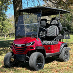 Arch EV A4 4-Seater Red Golf Cart