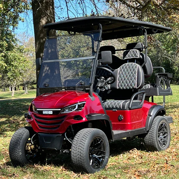 Arch EV A4 4-Seater Red Golf Cart