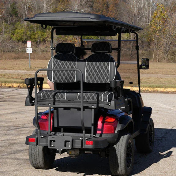 Arch EV A4 4-Seater Red Golf Cart Rear View