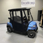 DoorWorks 2 Passenger Hinged Door Enclosure Cover for Golf Carts - Durable Canvas SDA Ace