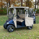 DoorWorks 2 Passenger Hinged Door Enclosure Cover for Golf Carts - Durable Canvas SDA Ace