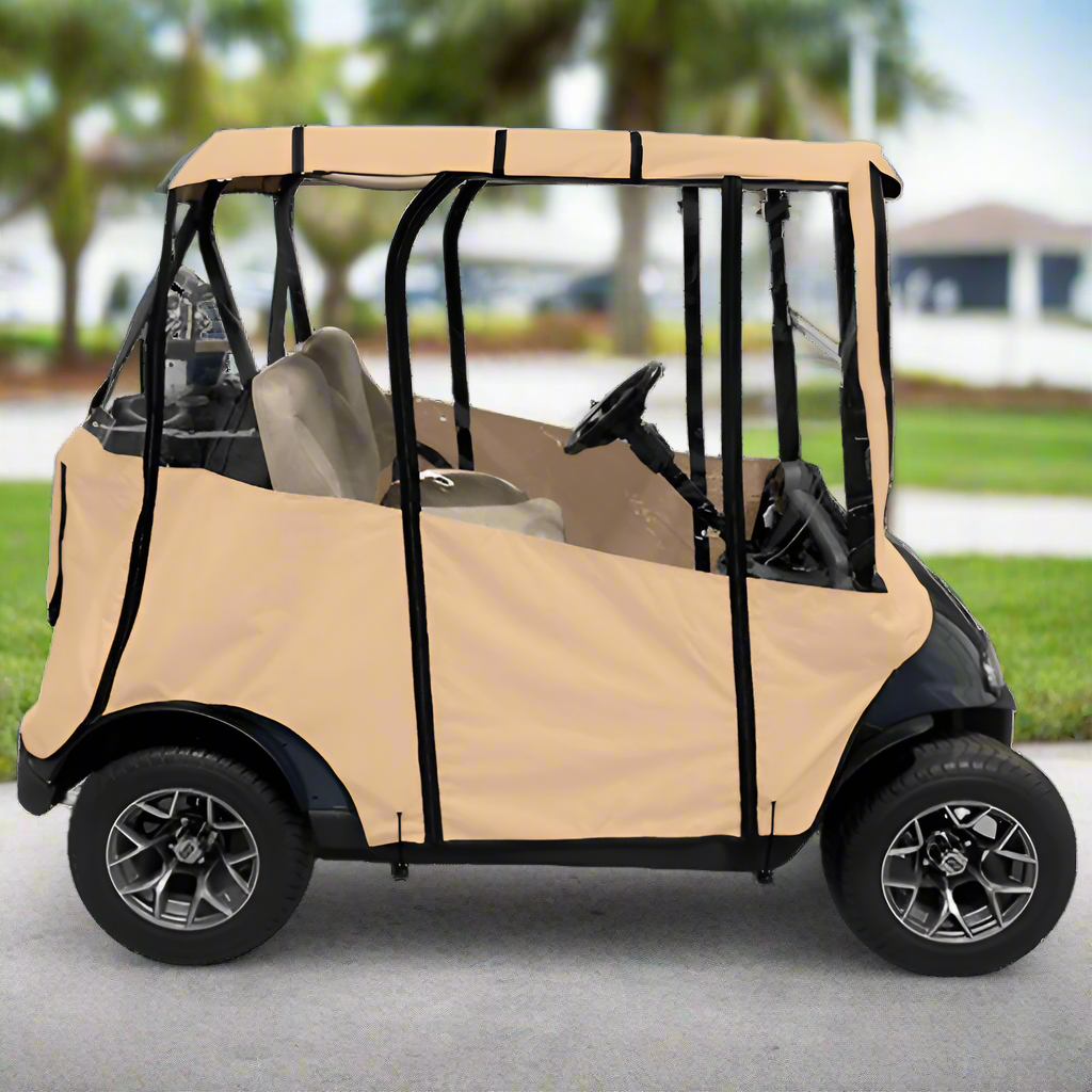 Universal - Premium 4-Sided "Over the Top" Portable Cover for Golf Carts Champion