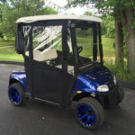 DoorWorks 2 Passenger Hinged Door Enclosure Cover for Golf Carts - Durable Canvas SDA Ace
