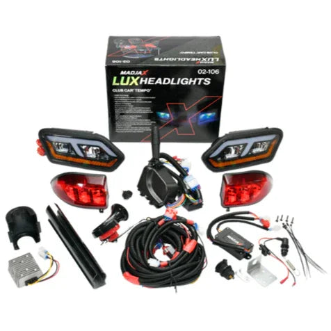 Led Golf Cart Full Light Kit - Club Car Tempo - MadJax Hero