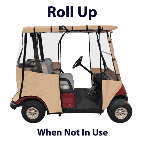 Yamaha Drive - Premium 4-Sided "Over the Top" Portable Cover for Golf Carts Champion