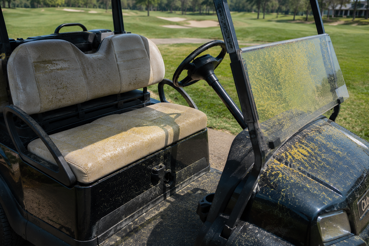 Rain, Sun, and Sap: The Hidden Enemies of Golf Cart Interiors Ace Golf Cart: Best Golf Cart Covers for Sale