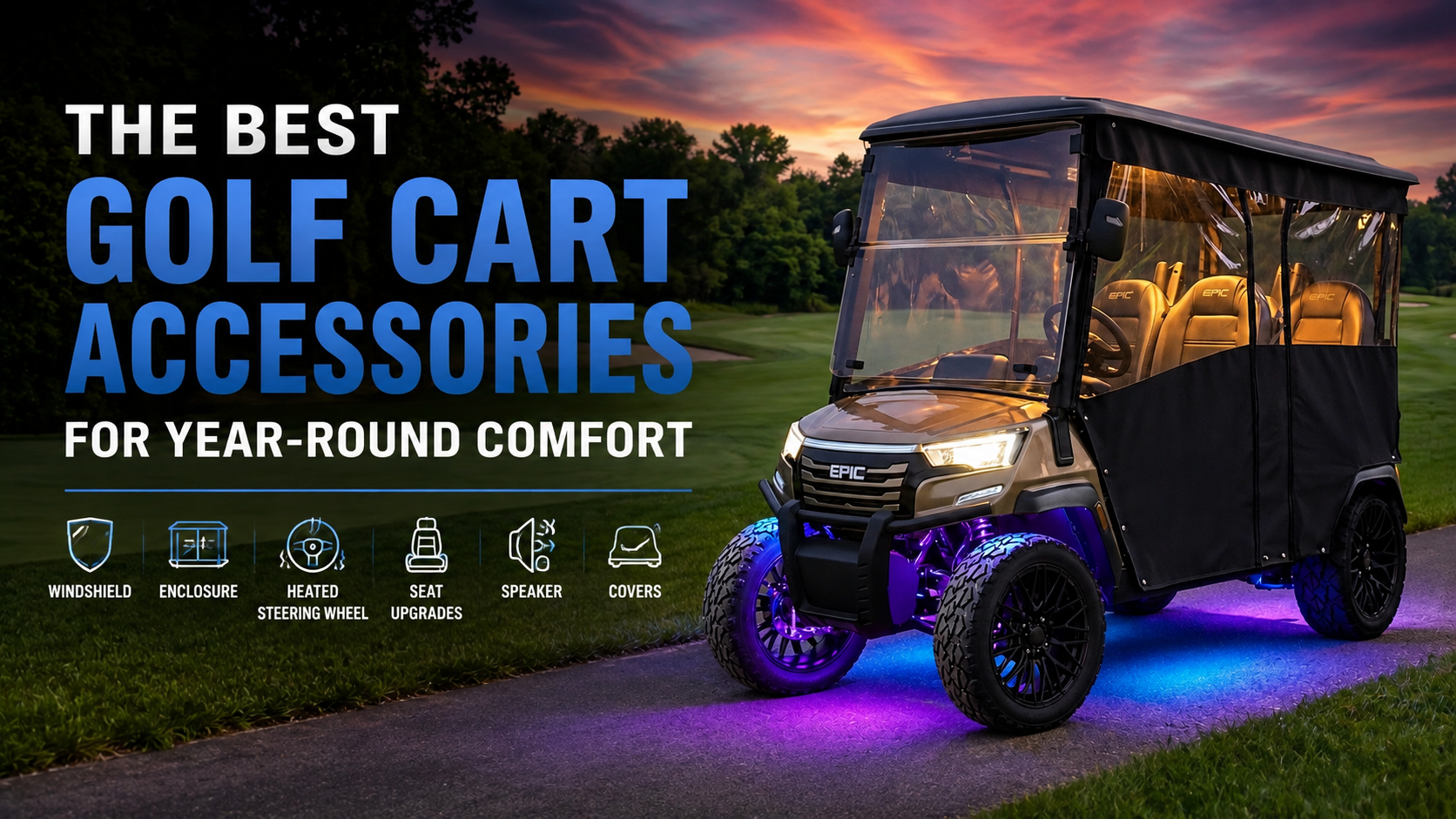 The Best Golf Cart Accessories for Year-Round Comfort Ace Golf Cart: Best Golf Cart Covers for Sale