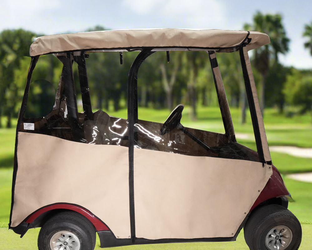 Introducing the DoorWorks 3-Sided Over-the-Top Fitted Cover: A Smarter Way to Shield Your Golf Cart