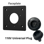 Onboard 110v Charging Receptacle with Extension Cord Plug Choose your Cart Ace Golf Cart: Best Golf Cart Covers for Sale