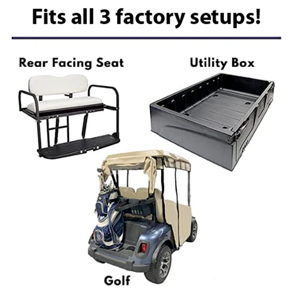 DoorWorks (Sunbrella Canvas) Track-Style Enclosure Cover for Golf Carts