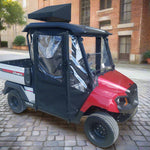 DoorWorks 2 Passenger Hinged Door Enclosure Cover for Golf Carts - Durable Canvas SDA Ace