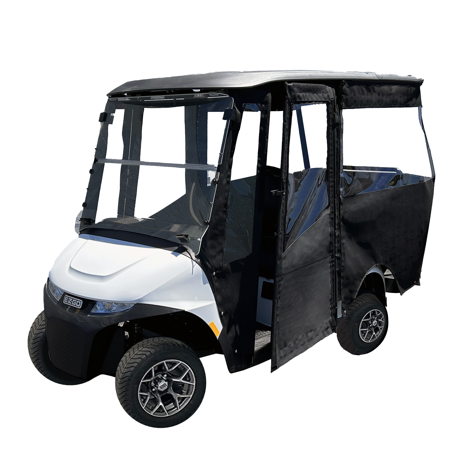 DoorWorks 4-Passenger Extended Hinged Enclosure / Cover for Golf Carts