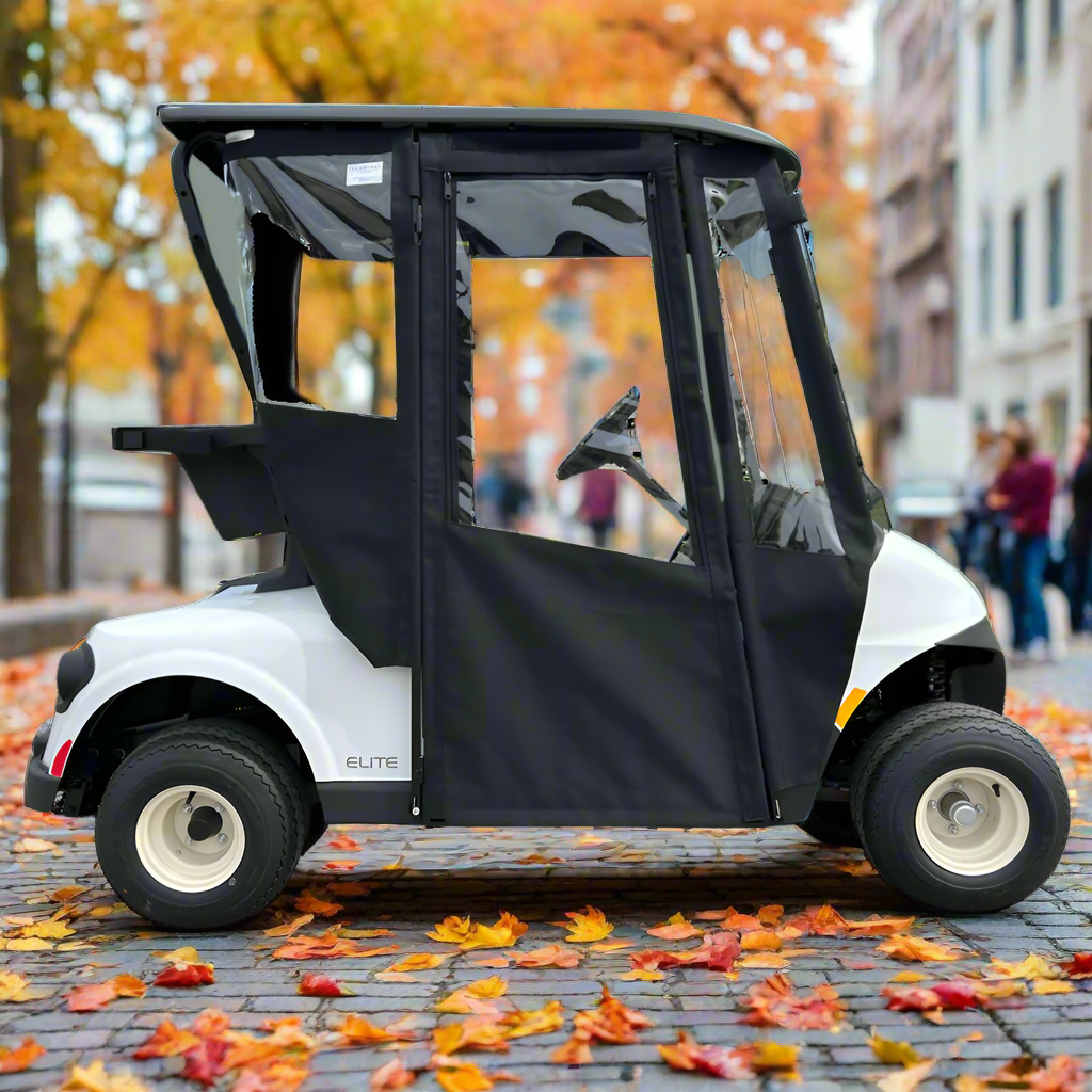 DoorWorks (Sunbrella Canvas) 2-Passenger Hinged Door Enclosure Cover for Golf Carts