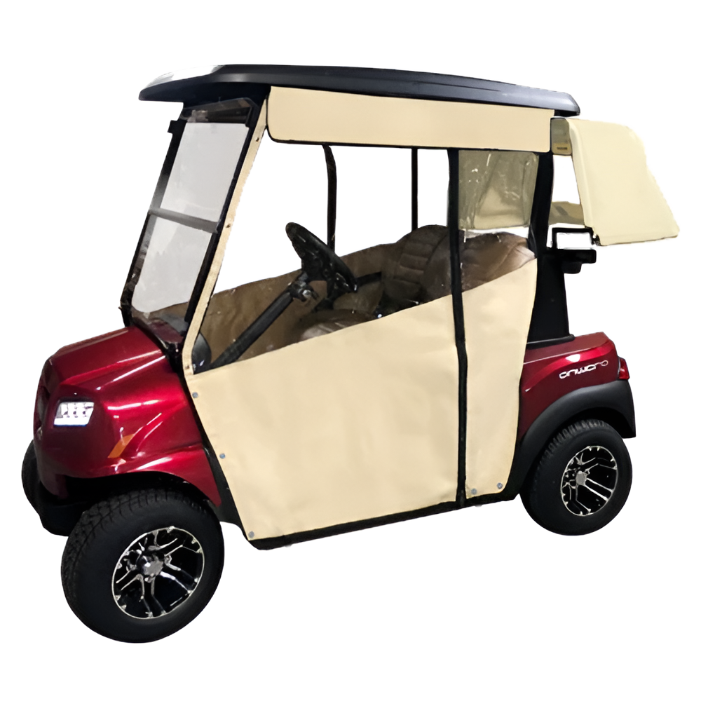 DoorWorks (Sunbrella Canvas) Track-Style Golf Cart Enclosure Cover
