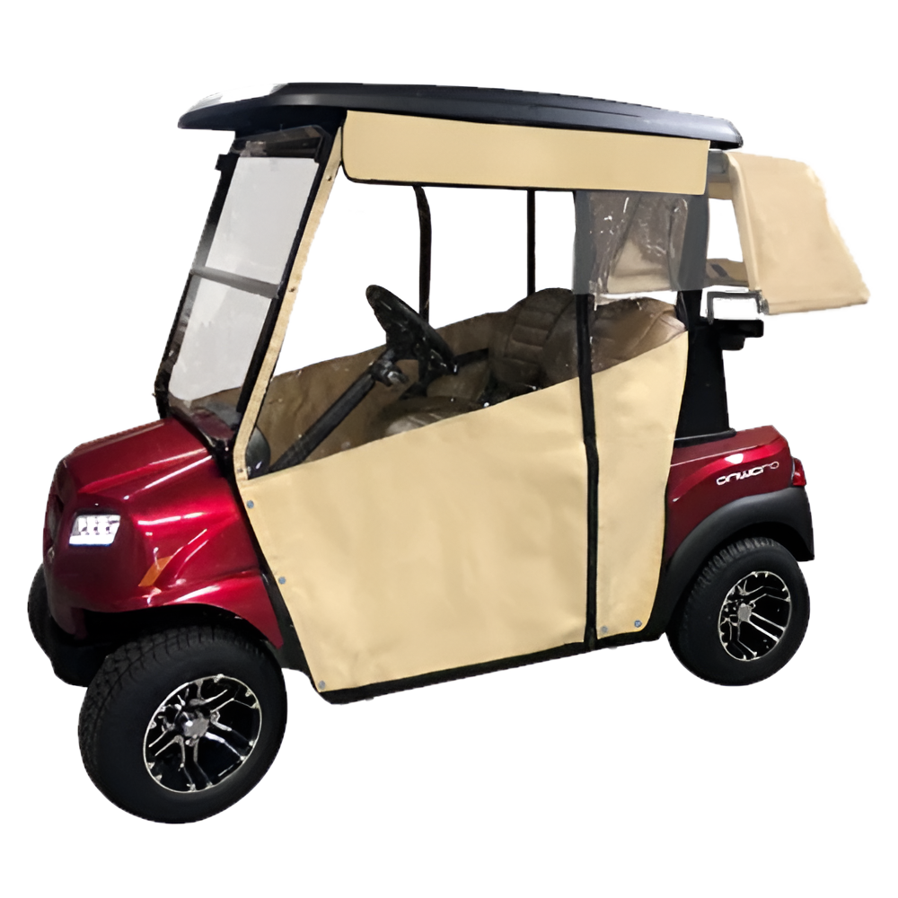 DoorWorks (Marine Grade Vinyl) Track-Style Cover Enclosure for Golf Carts