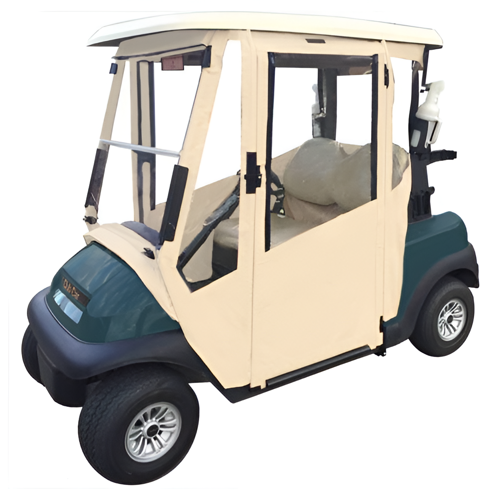 DoorWorks (Sunbrella Canvas) 2-Passenger Hinged Door Enclosure Cover for Golf Carts