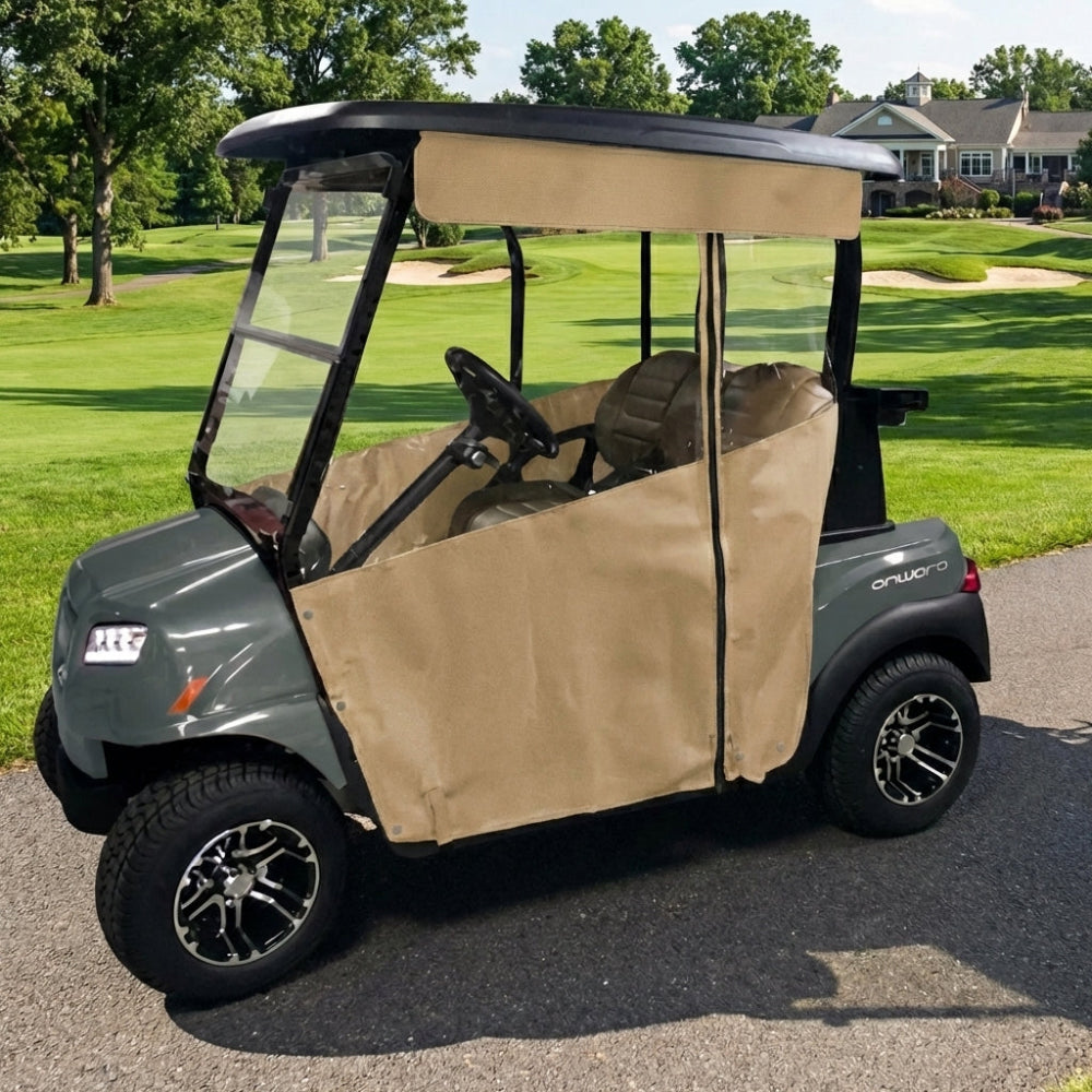 DoorWorks Golf Cart Track-Style Enclosures - Durable Canvas SDA Ace