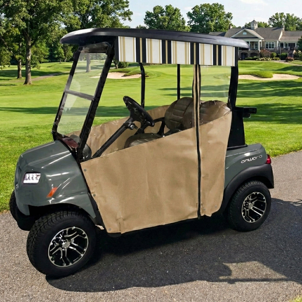 DoorWorks Golf Cart Track-Style Enclosures - Durable Canvas SDA Ace