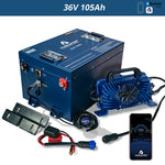 Allied 36V Commercial Grade Big Bank Lithium Golf Cart Battery Kit 105Ah Allied Batteries