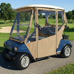 DoorWorks 2 Passenger Hinged Door Enclosure Cover for Golf Carts - Durable Canvas SDA Ace