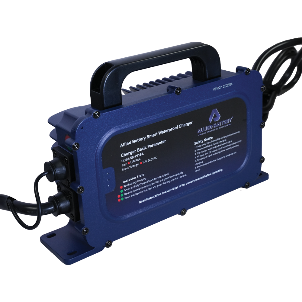 Lithium Battery Charger w OEM Plug - Club Car - 36V 15AMP Ace Golf Cart Covers