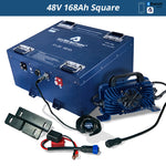 Allied 48V Lithium Golf Cart Battery 105Ah and 168Ah Easy Conversion Kit (Includes Charger) Ace Golf Cart Covers