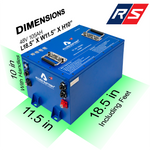 Allied RS 48V 105AH Commercial Golf Cart Lithium LiFePO4 Battery Easy Conversion Kit (Charger Included) Allied Batteries