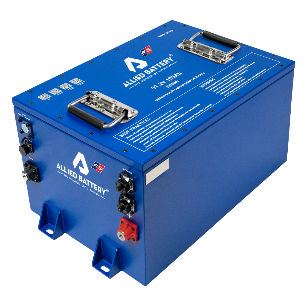 Allied RS 48V 105AH Commercial Golf Cart Lithium LiFePO4 Battery Easy Conversion Kit (Charger Included) Allied Batteries