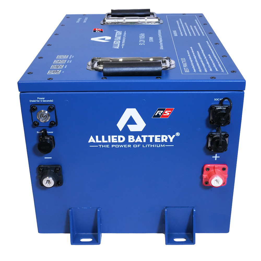 Allied RS 48V 105AH Commercial Golf Cart Lithium LiFePO4 Battery Easy Conversion Kit (Charger Included) Allied Batteries