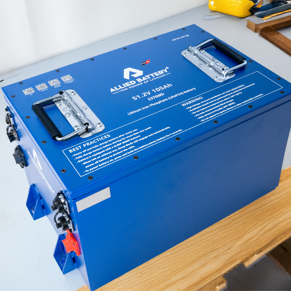 Allied RS 48V 105AH Commercial Golf Cart Lithium LiFePO4 Battery Easy Conversion Kit (Charger Included) Allied Batteries