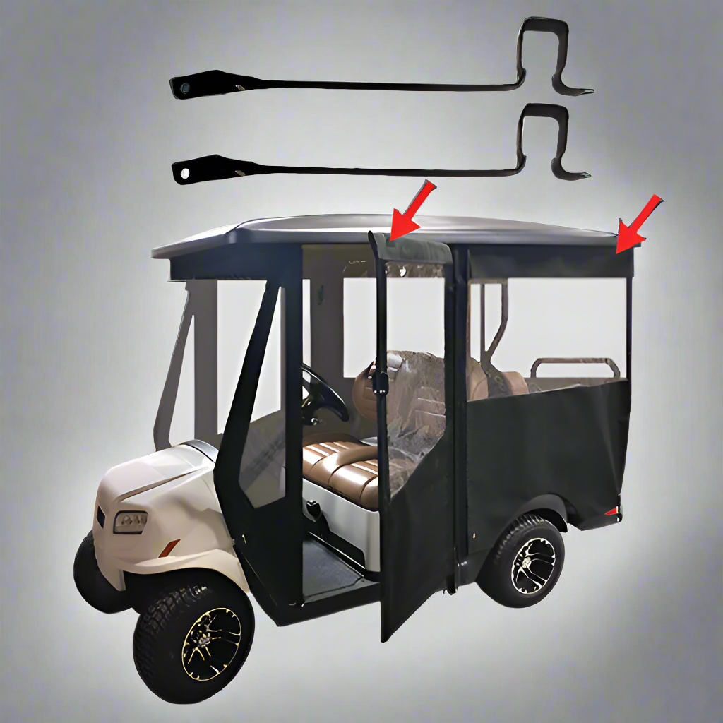 DoorWorks 4-Passenger Extended Hinged Enclosure / Cover for Golf Carts