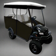 4-Passenger Sunbrella Track-Style Enclosure - Extended Roof