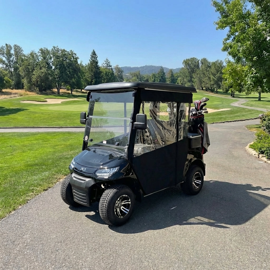 DoorWorks Golf Cart Track-Style Enclosures - Durable Canvas SDA Ace