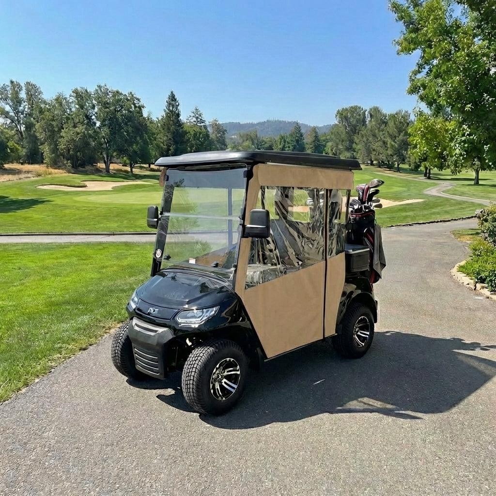 DoorWorks Golf Cart Track-Style Enclosures - Durable Canvas SDA Ace