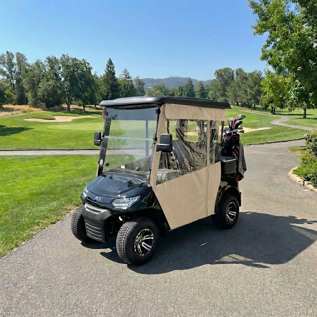 DoorWorks Golf Cart Track-Style Enclosures - Durable Canvas SDA Ace
