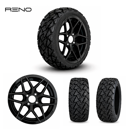 RENO 14" Wheel and 23" Tire Set - APEX RENO Powered