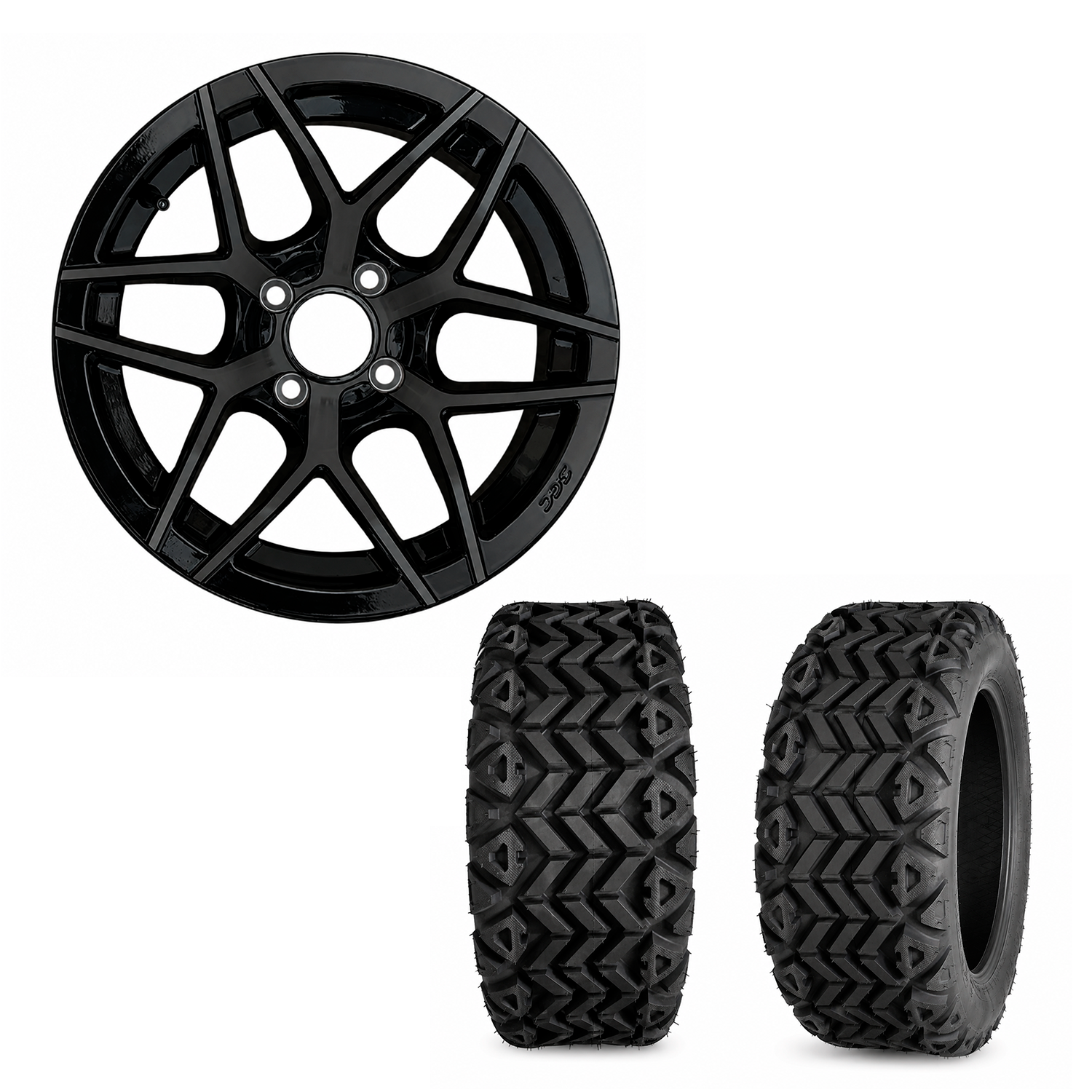 RENO 14" Wheel and 23" Tire Set - APEX RENO Powered